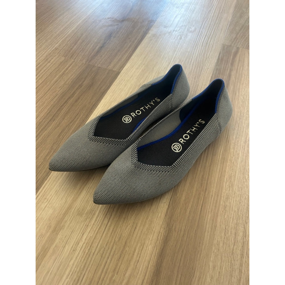 Women's Rothy's Flats Shoes Size 9 Gray Blue
